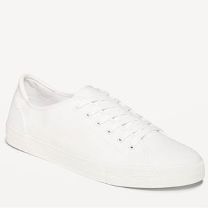 Canvas Lace-Up Sneakers for Men